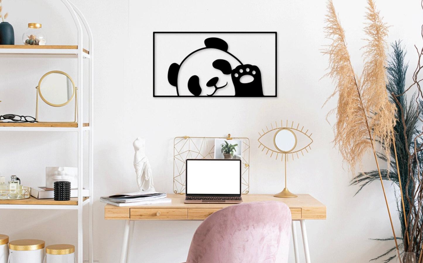 Panda - Wanddecoratie