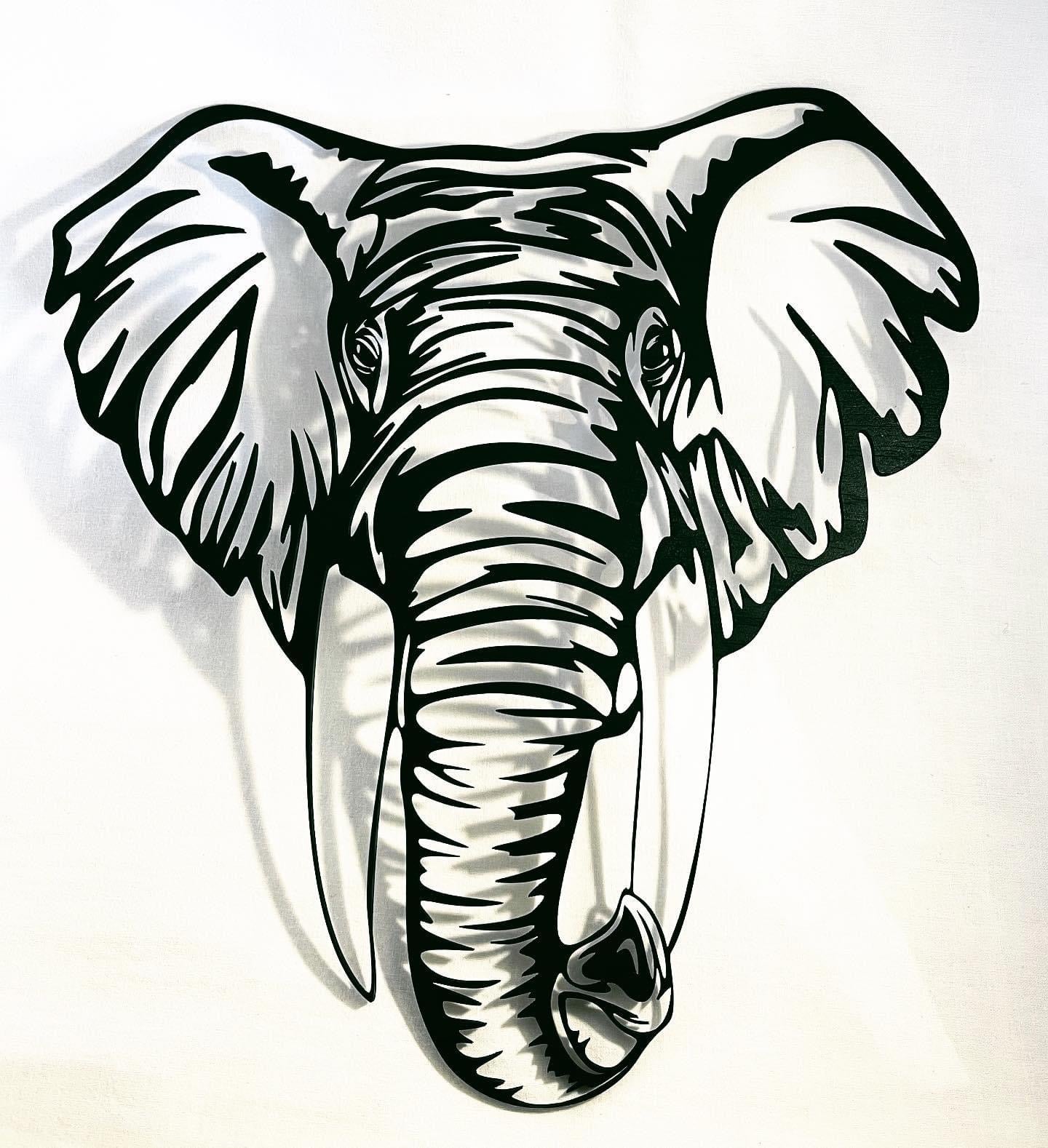 Olifant - Wanddecoratie